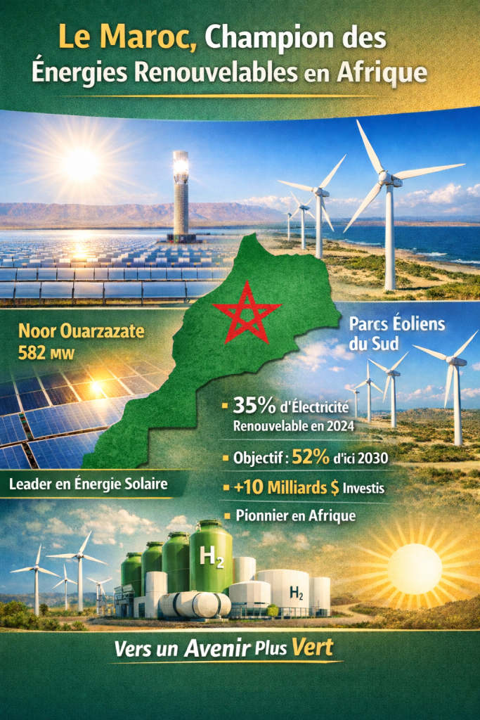 Le Maroc champion des énergies renouvelables en Afrique : où en est-on ?