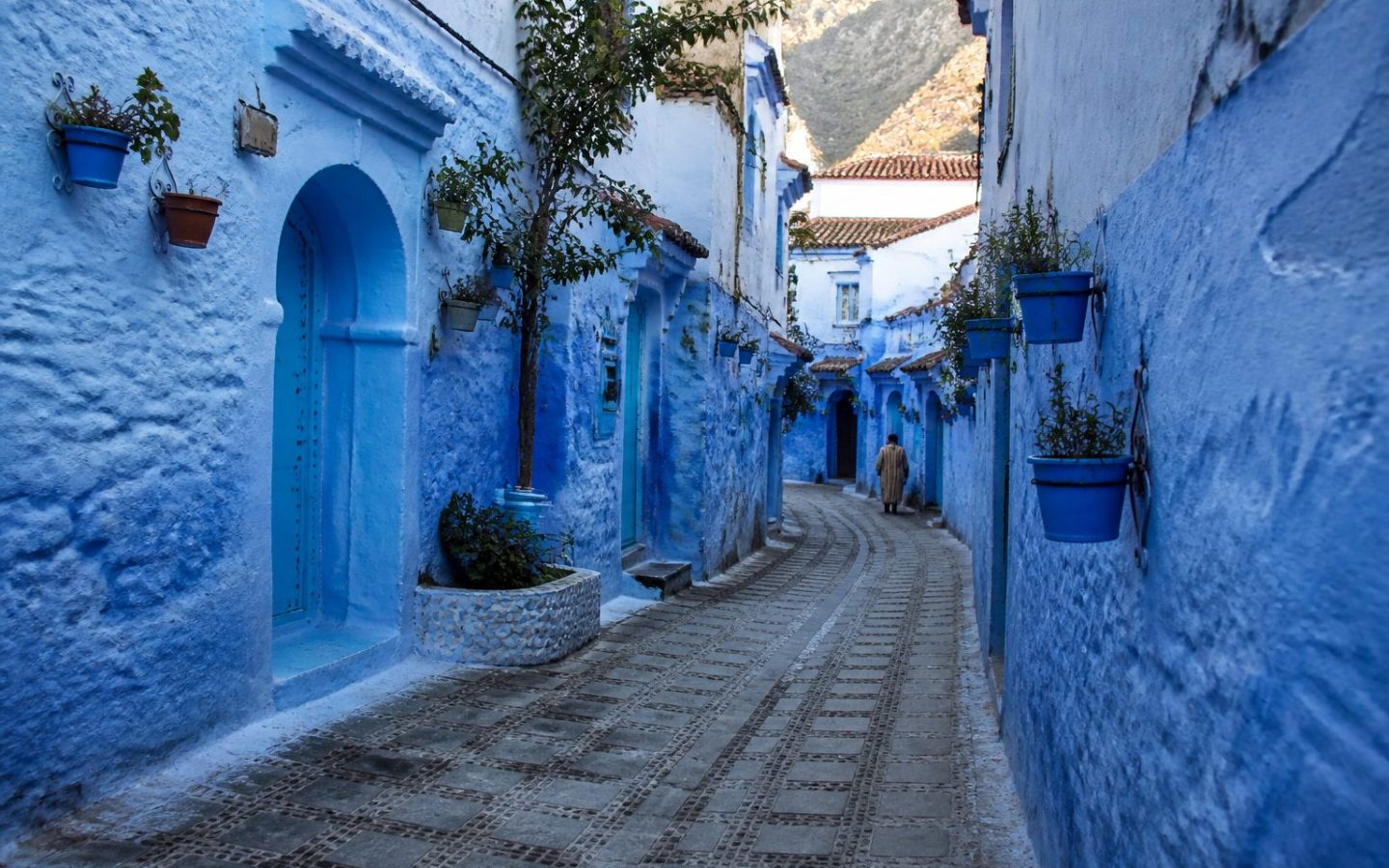 Parcours à pied dans la médina de Chefchaouen