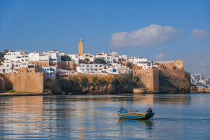 Kasbah des Oudayas vue depuis le Bouregreg à Rabat