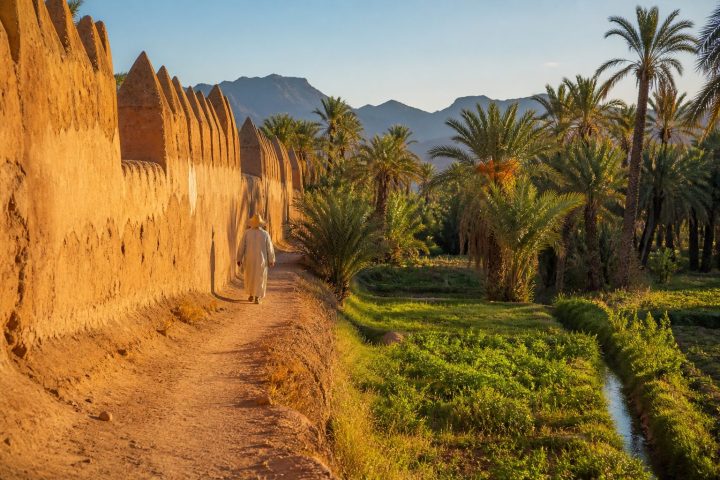 Relier les remparts de Taroudant à l’oasis de Tioute